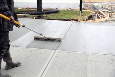 Concrete Driveway Finishing