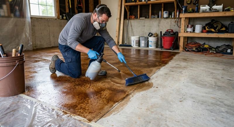 Concrete Staining Service in Corpus Christi, TX