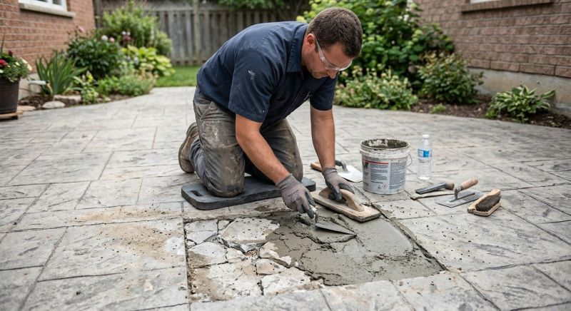 Decorative Concrete Repair in Ann Arbor, MI