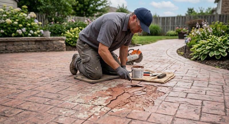 Decorative Concrete Repair in Arlington, VA