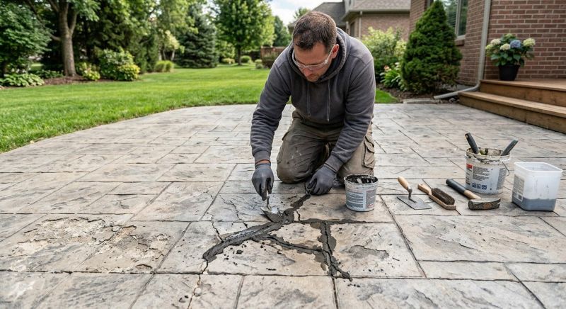 Decorative Concrete Repair in Fredericksburg, VA